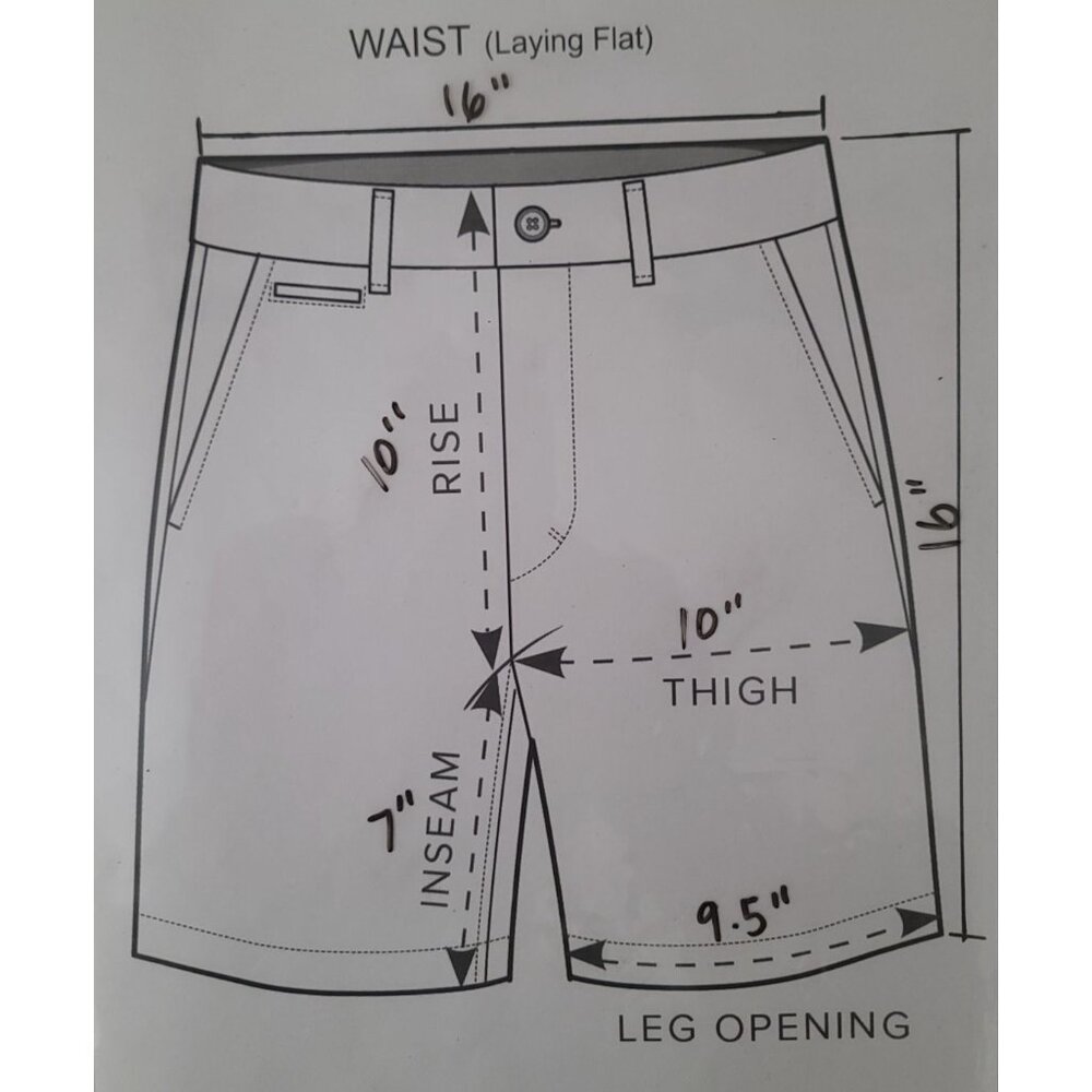 NWT Theory ZAINE Ash Gray Cotton Blend Stretch Flat Front Shorts Men's 29 x 7 - Picture 7 of 7